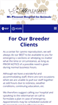 Mobile Screenshot of mtpleasanthospitalforanimals.com
